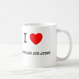 Caneca De Café Eu amo o brasileiro Jiu-Jitsu