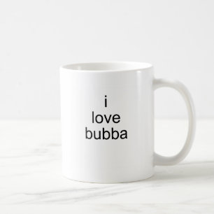 Caneca De Café eu amo o bubba