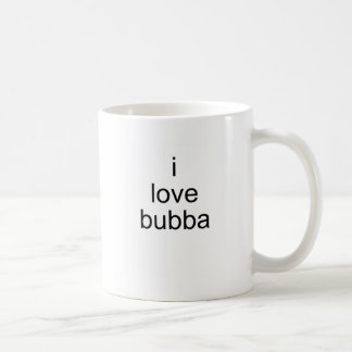 Caneca De Café eu amo o bubba