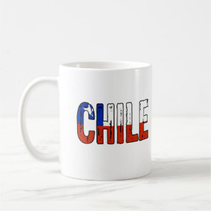 Caneca De Café Eu amo o Chile