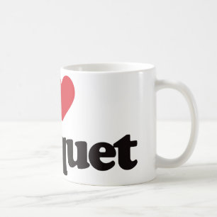 Caneca De Café Eu amo o Croquet