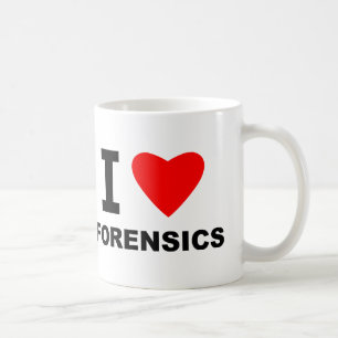 Caneca De Café Eu amo o forense
