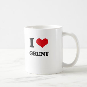 Caneca De Café Eu amo o grunhido