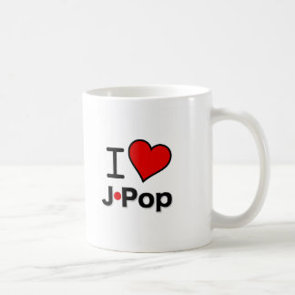 Caneca De Café Eu amo o J-Pop