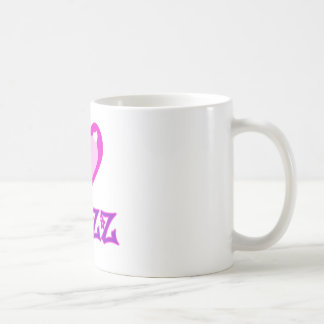 Caneca De Café EU AMO o jazz