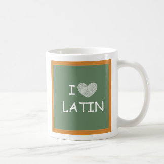 Caneca De Café Eu amo o latino