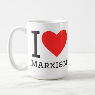 Caneca De Café Eu amo o marxismo