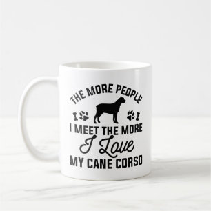 Caneca De Café Eu Amo O Meu Corso De Cane