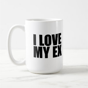 Caneca De Café Eu amo o meu ex