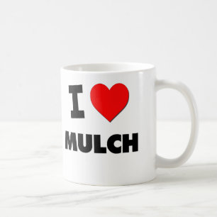 Caneca De Café Eu amo o Mulch