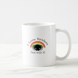 Caneca De Café Eu amo o negócio das aranhas com ele