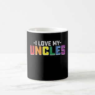 Caneca De Café Eu Amo O Orgulho Dos Meus Tios Família Igualitária