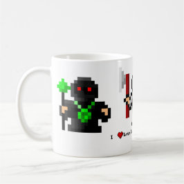 Caneca De Café Eu amo o papel que joga jogos