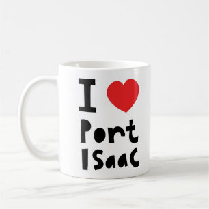 Caneca De Café Eu amo o porto Isaac