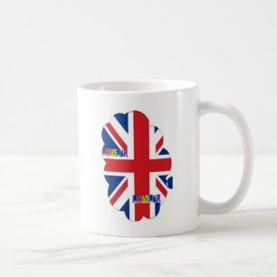 CANECA DE CAFÉ EU AMO O REINO UNIDO