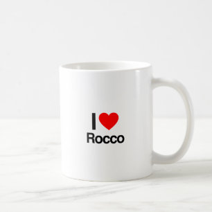 Caneca De Café eu amo o rocco