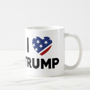 Caneca De Café Eu amo o trunfo