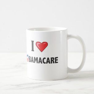 CANECA DE CAFÉ EU AMO OBAMACARE