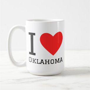 Caneca De Café Eu amo Oklahoma