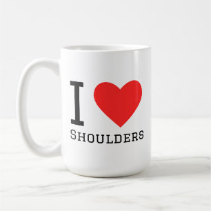 Caneca De Café Eu amo Ombros
