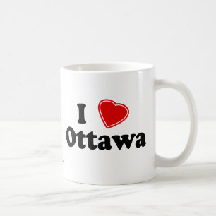 Caneca De Café Eu amo Ottawa