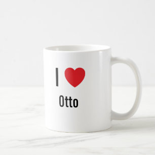 Caneca De Café Eu amo Otto
