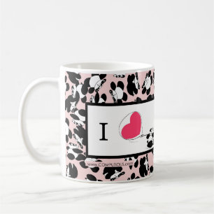 Caneca De Café Eu amo pandas