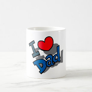 Caneca De Café Eu Amo Papai
