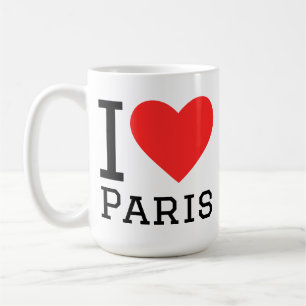 Caneca De Café Eu amo Paris