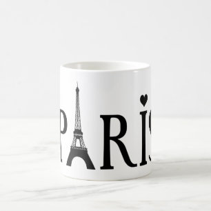Caneca De Café Eu Amo Paris Mug
