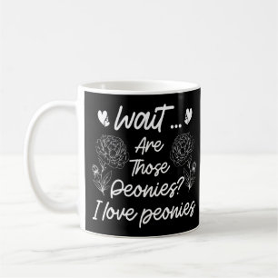 Caneca De Café Eu Amo Peonias Bonitas Flores Flores Amantes Citaç