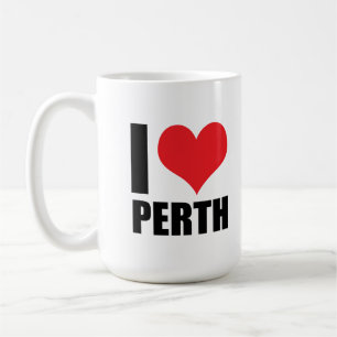 Caneca De Café Eu amo Perth