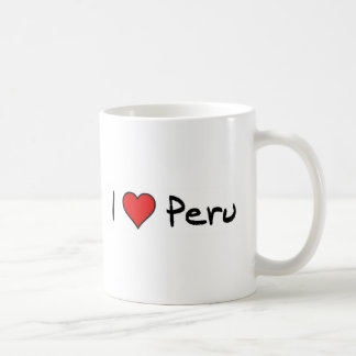 Caneca De Café Eu amo Peru