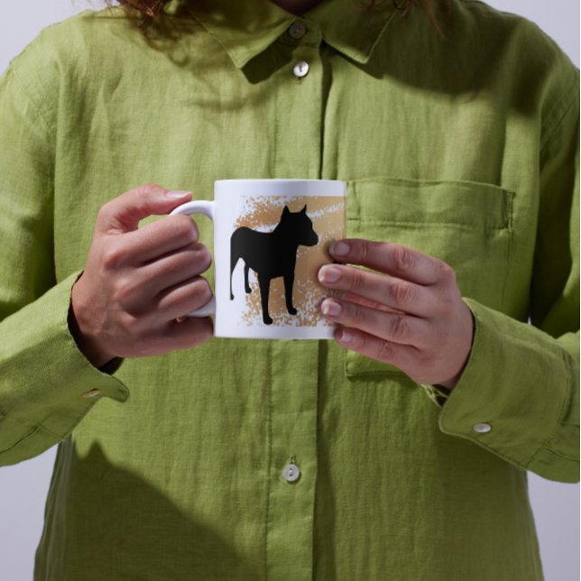 Caneca De Café Eu Amo Pitbulls Clássica Mug (Criador carregado)