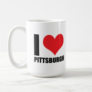 Caneca De Café Eu amo Pittsburg