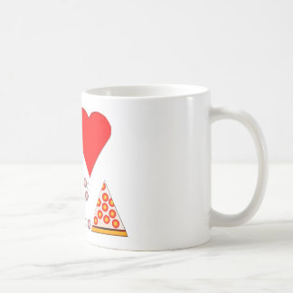 Caneca De Café Eu Amo Pizza