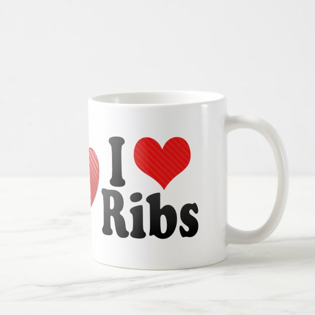 Caneca De Café Eu amo reforços (Direita)