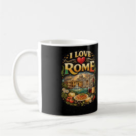 Caneca De Café Eu Amo Roma