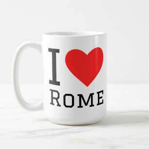 Caneca De Café Eu amo Roma