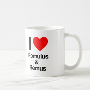 Caneca De Café eu amo romulus e remus