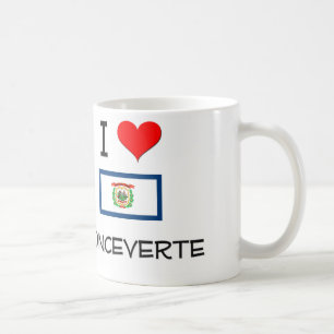 Caneca De Café Eu amo Ronceverte West Virginia
