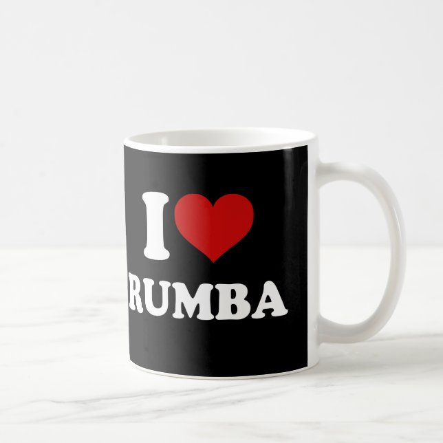 Caneca De Café Eu Amo Rumba (Direita)