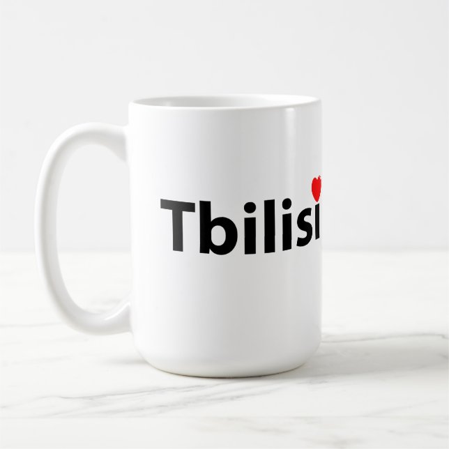 Caneca De Café Eu amo Sakartvelo Tbilisi (Esquerda)
