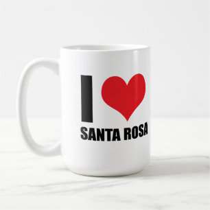 Caneca De Café Eu amo Santa Rosa