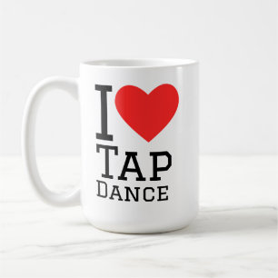 Caneca De Café Eu amo sapateado