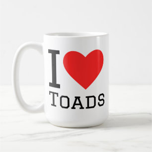 Caneca De Café Eu amo sapos