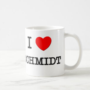 Caneca De Café Eu amo Schmidt