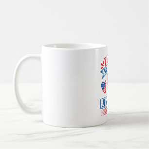 Caneca De Café Eu amo Schnauzers e os EUA
