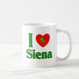 Caneca De Café Eu amo Siena Italia