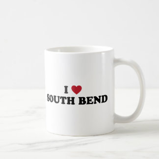 Caneca De Café Eu amo South Bend Indiana